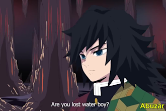 2d animation video, anime animation, 2d cartoon animation, 2d animation