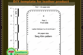 make a pattern for a leather items