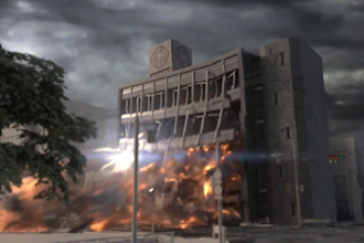 do 3d vfx scene, fire explosion, dust, smoke, particles, fluid simulation