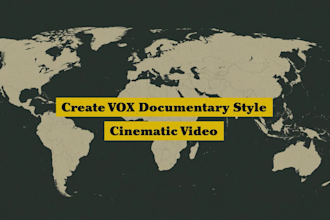 edit your video with documentary style like vox