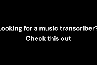 do a tailored music transcription or arrangement for any instrument