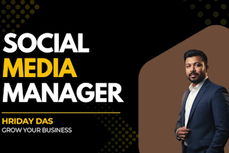 be your social media marketing manager and content creator