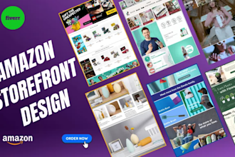 do outstanding professional amazon storefront design or amazon storefront