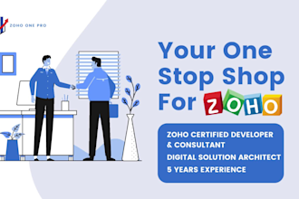 be your zoho one consultant zoho developer and ai automator