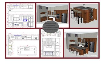 modeling your kitchen and closet design in auto cad and sketch up