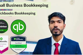 quickbooks online bookkeeping setup, cleanup and reporting