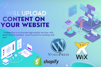 upload content on your wordpress
