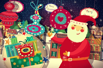 create beautiful christmas video