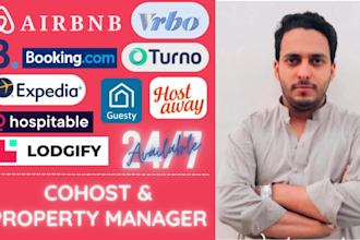 setup, list airbnb, lodgify, hostaway, guesty, hospitable, customer support, VA