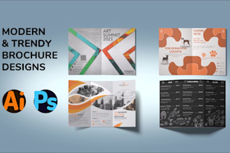 design business brochure or food menu