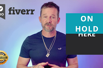 produce an american male voice over IVR on hold voicemail