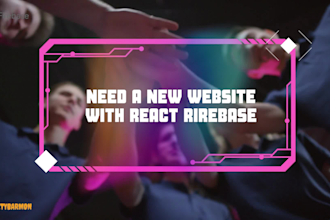 develop and deploy a react js next js and master firebase website