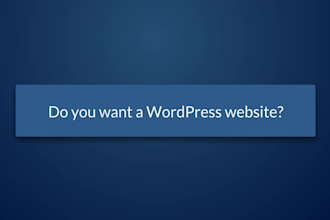 quick install, transfer or copy wordpress and basic support