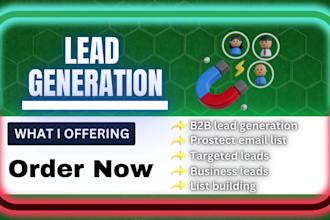 do web research, google maps, email scraping, data collection and web scraping