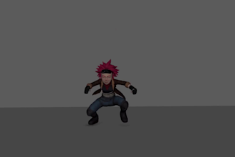 sculpt 3d model for 3d game environment animation video rigging  unreal engine