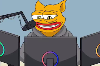 create 2d crypto video, 2d memecoin animation, meme art illustration, gifs, pfp