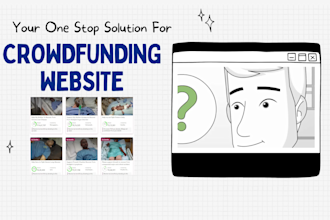 make crowdfunding website for campaign fundraising