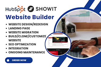 design hubspot website showit website landing page showit figma to hubspot theme