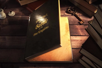 create cinematic flipbook style book trailer promo