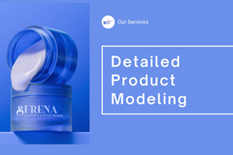 do 3d product rendering and modeling for ecommerce
