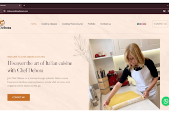 design a tempting restaurant catering cloud kitchen website