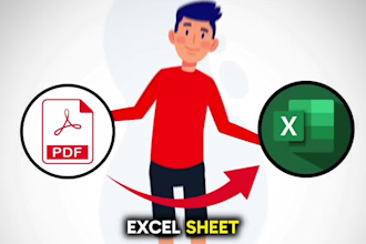 convert PDF or scanned pages to excel, CSV, or google sheets