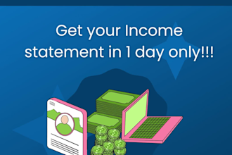 prepare financial statement, profit loss, income statement