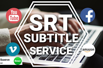translate, transcribe, subtitle english srt to your video