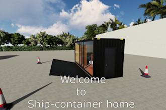 do 3d realistic rendering interior and exterior  3d model
