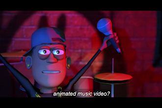 create your cinematic 3d animated music video