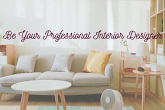 do office, home interior and interior design of bath and living in 3d rendering
