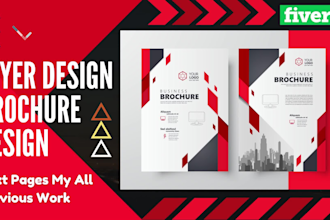 design a high quality digital flyer, brochure