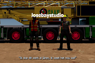 create 3d industrial animation, factory process animation, manufacturing video