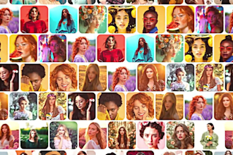 do dynamic photo grid video intro mosaic opener