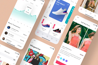 do mobile app UI design or any UI UX design in figma