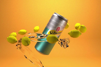 create 3d soda animation, can bottle design, beverages, cgi animation, 3d bottle