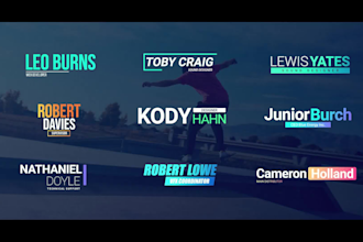 stomp kinetic typography and text animation