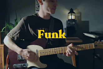 record funk, edm, soul, rnb guitars for your track