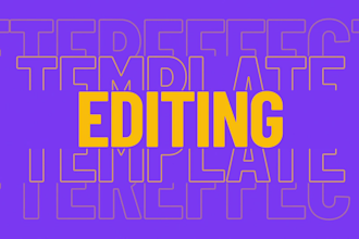 edit after effects template
