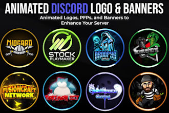 design custom animated discord icons and banners
