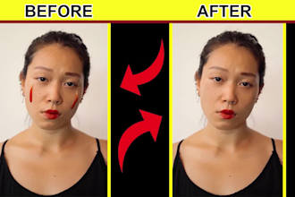 remove unwanted wire,object and text from video vfx