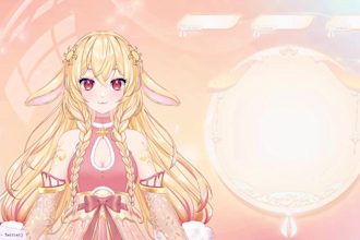 make animated twitch overlay, panels, chat widget for vtuber
