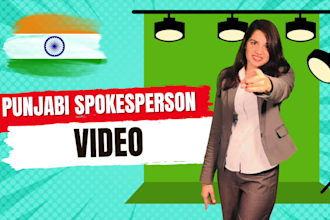 be your female punjabi video spokesperson