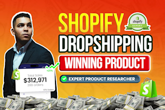 find a winning product for your shopify dropshipping store