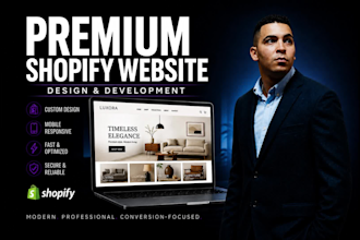 build a premium shopify store for your brand or business