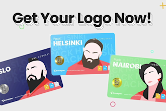 design a custom business logo for your startup