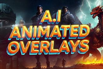 design animated overlays with ai powered graphics for twitch vtuber streamers