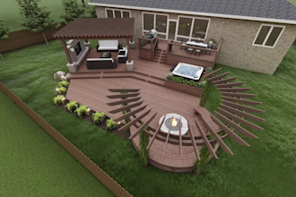 design your dream deck, porch, and pergola with 3d render