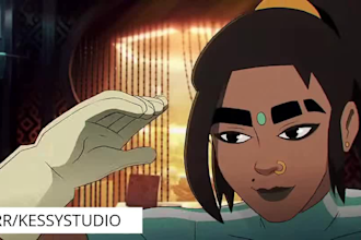 2d animated music video, 2d cartoon animation 2d short film, anime game trailer