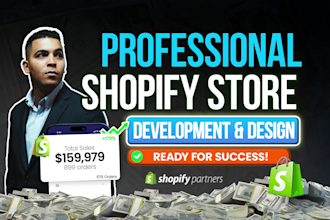 build and design your shopify store or shopify website